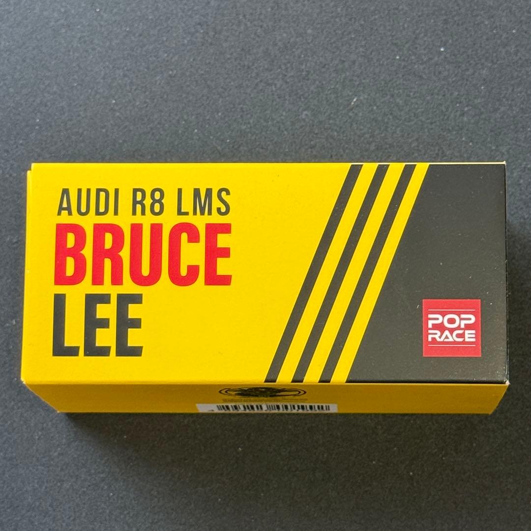 ミニカー POP RACE 1/64 Audi R8 LMS Bruce Lee 80th