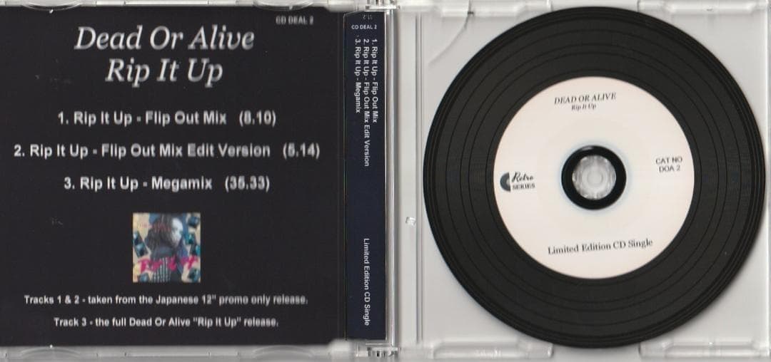 DEAD OR ALIVE　RIP IT UP Flip Out Mix　CD