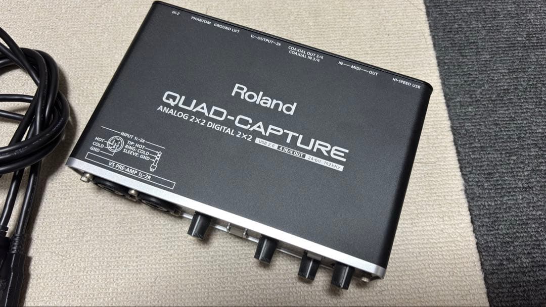 Roland QUAD-CAPTURE USBオーディオインターフェース