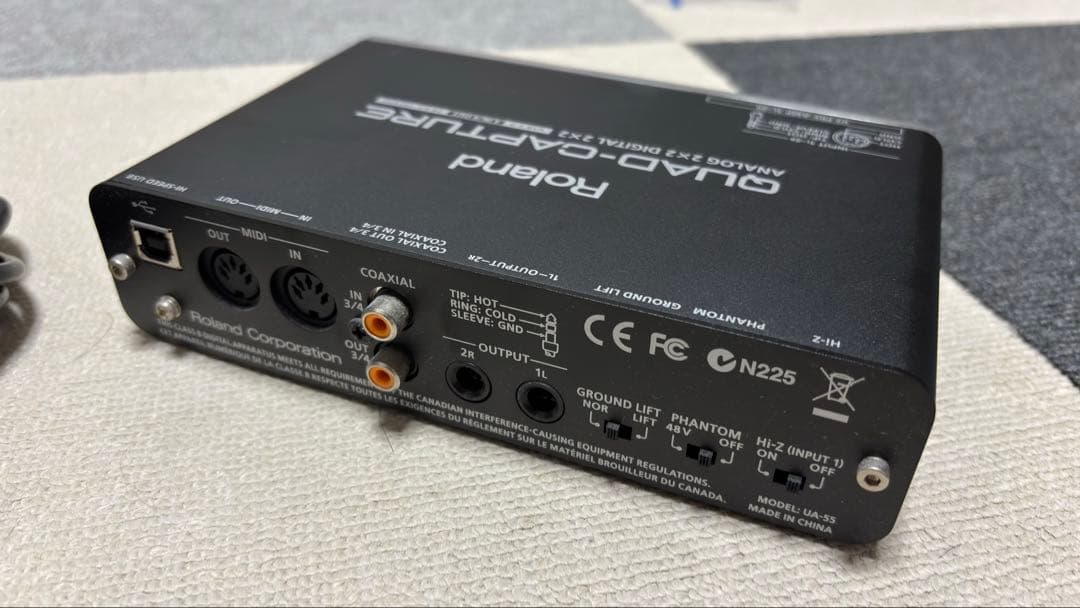 Roland QUAD-CAPTURE USBオーディオインターフェース