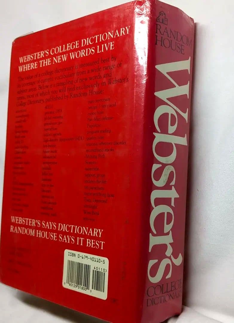 語学・辞書・学習参考書 Webster's College Dictionary 1990 's
