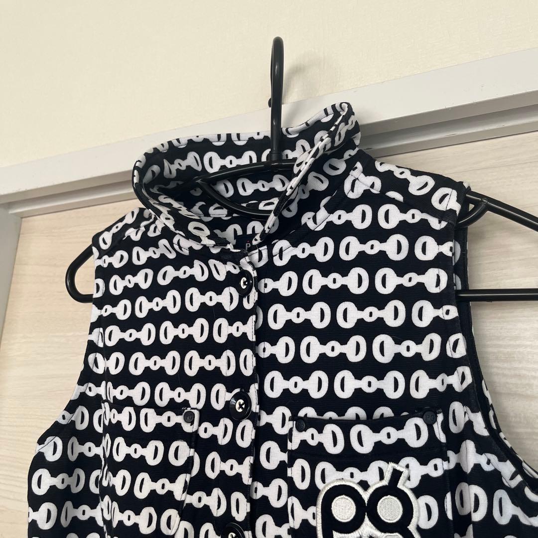 【美品】PEARLYGATE パーリーゲイツ　ノースリーブロンパース　０サイズ