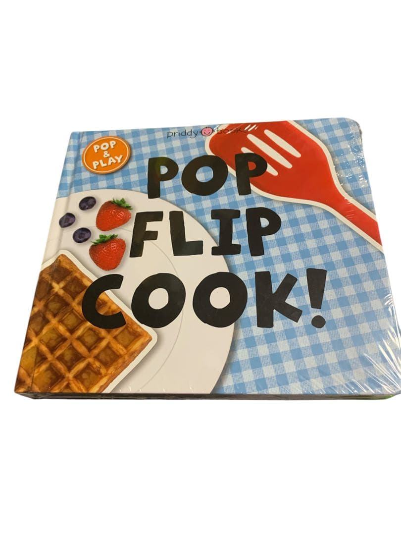 レア英語絵本　POP FLIP COOK!洋書　料理して遊べる楽しい仕掛け絵本