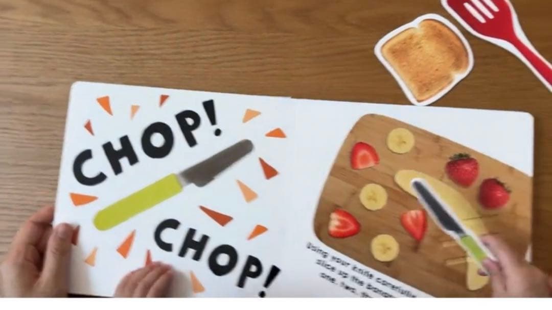 レア英語絵本　POP FLIP COOK!洋書　料理して遊べる楽しい仕掛け絵本