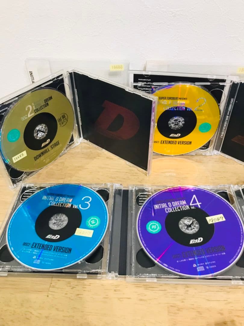 SUPER EUROBEAT 頭文字(イニシャル)D ユーロビート 4巻セット