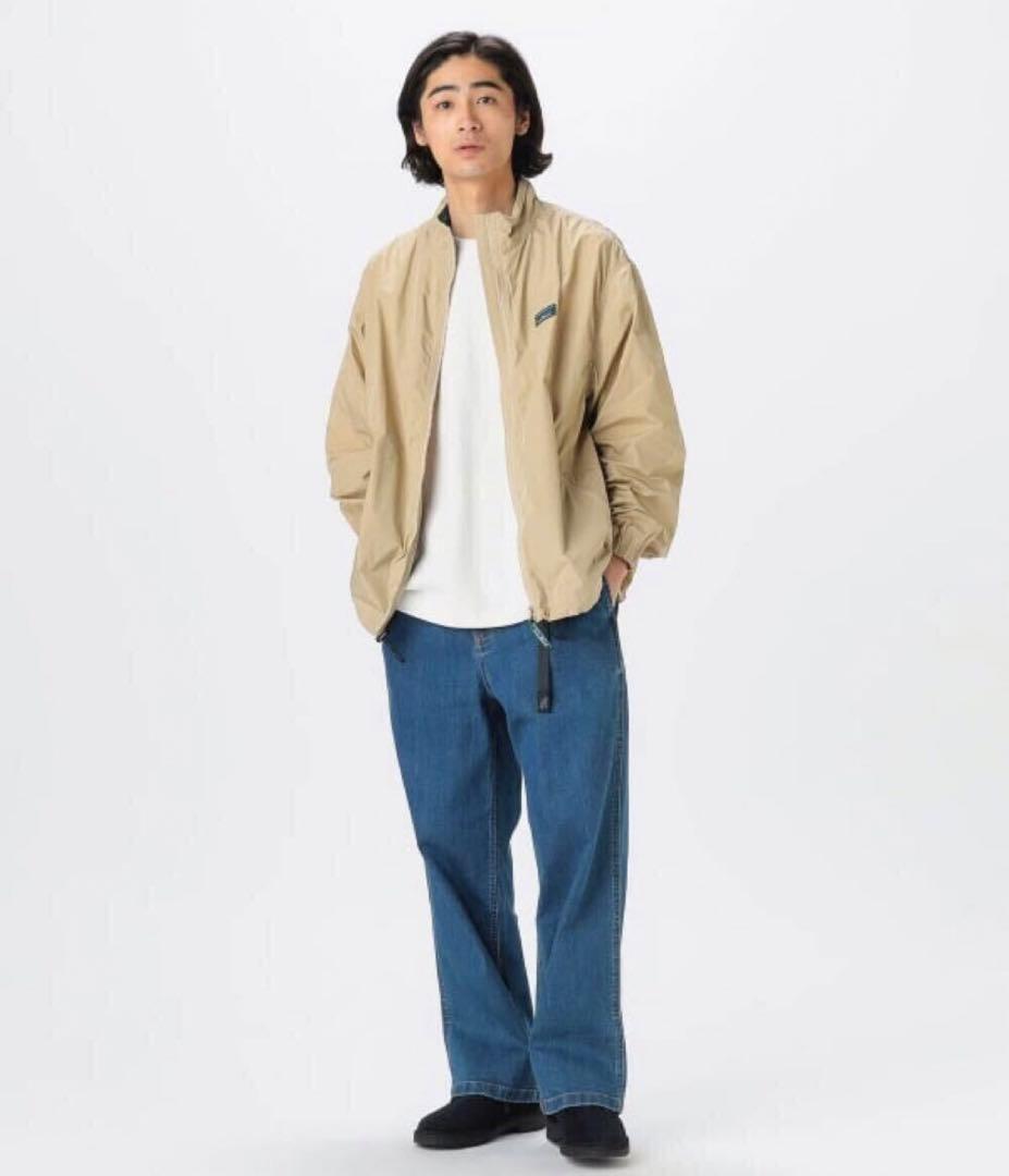 【別注】Gramicci / ルーズ テーパード ストレッチ デニム パンツ L