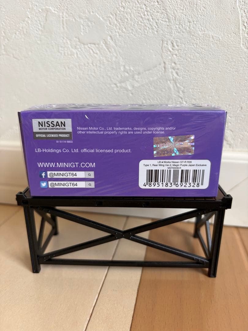 MINI GT 39 LB ★ワークス 日産 GT-Rマジックパープル 未開封品