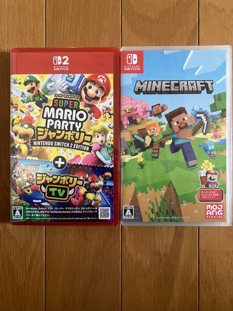「マインクラフト」 「スーパーマリオパーティジャンボリー」