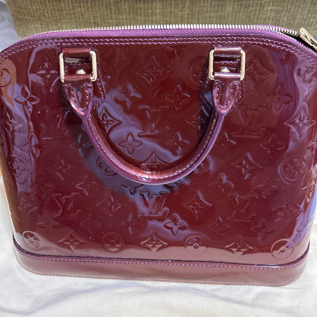 C*p様 Louis Vuitton ボルドー エナメルレザー バッグ