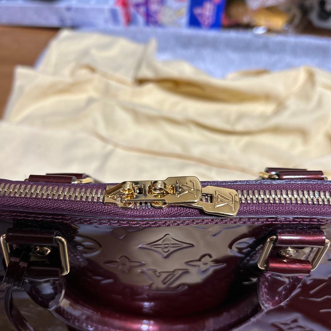 C*p様 Louis Vuitton ボルドー エナメルレザー バッグ