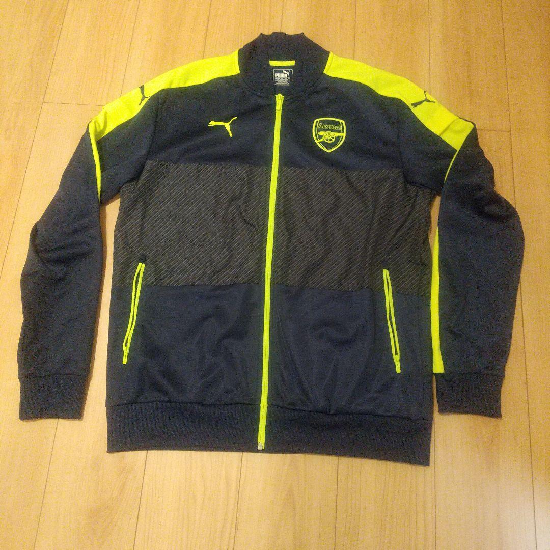 PUMA Arsenal ジャケット (ネイビー/イエロー)