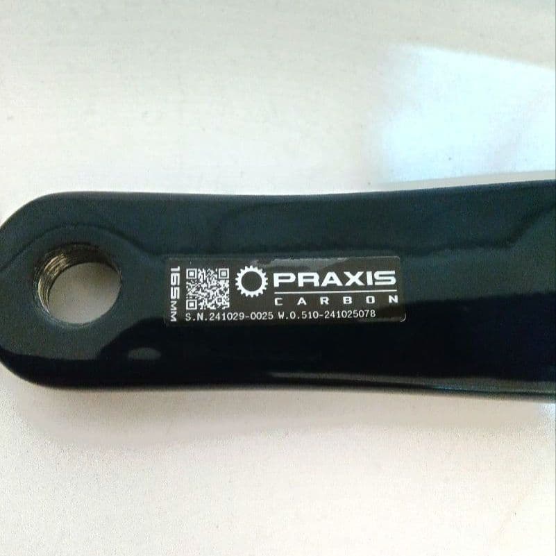 (美品)PRAXIS DOON CARBONロード用クランクアーム165mm
