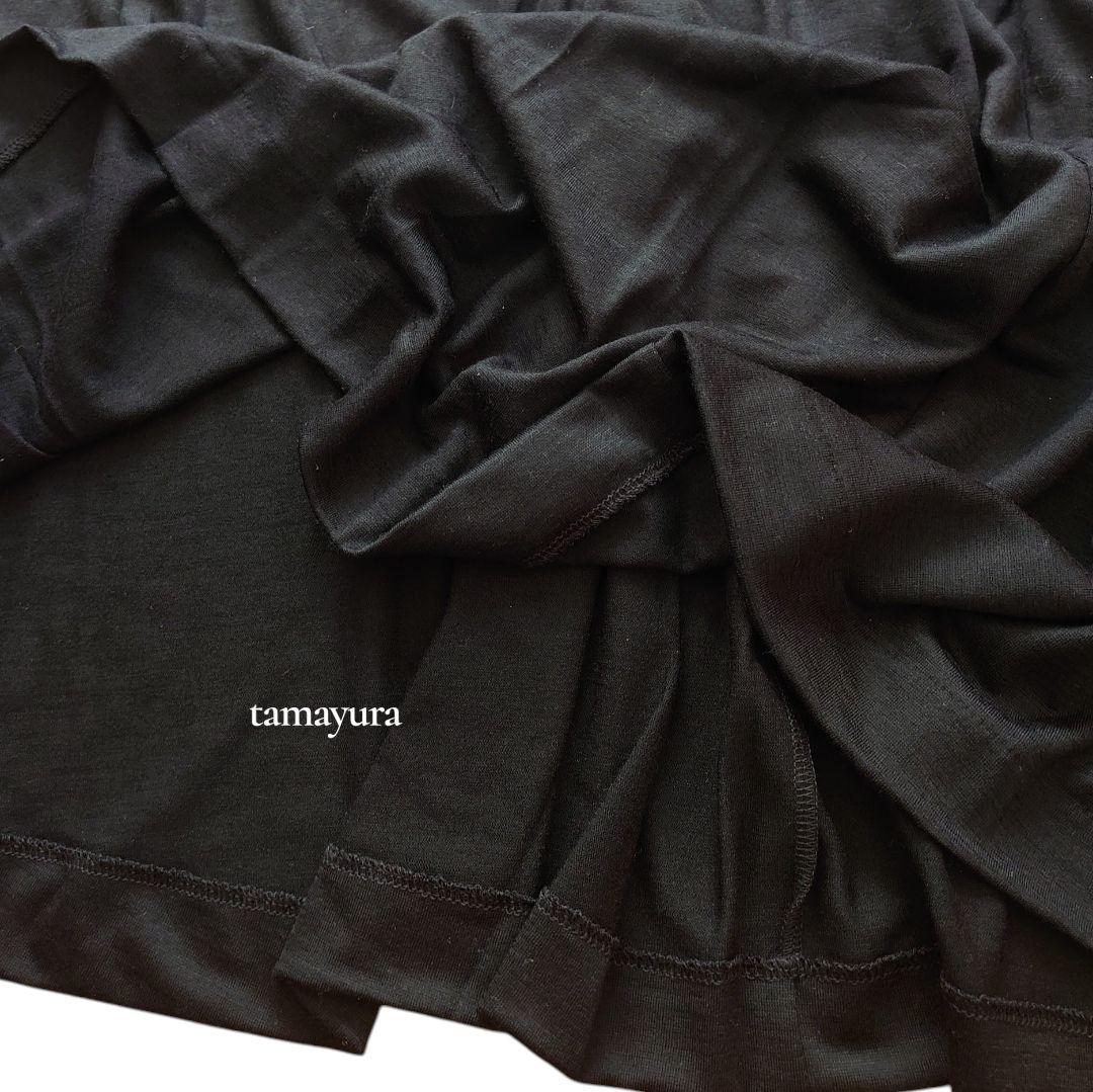 新品 Curensology‪✕‬eclat別注/Vネックフレアワンピース 黒