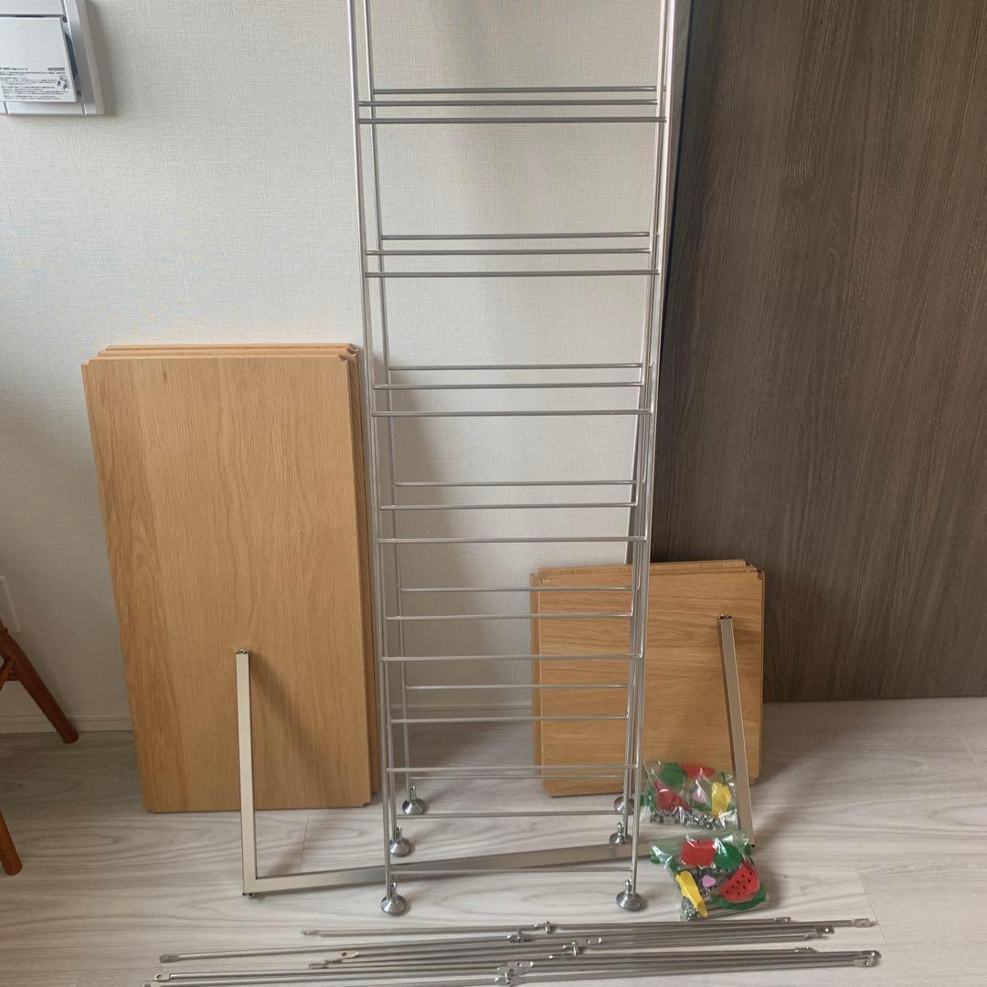 【引き取り限定】無印良品 ステンレスユニットシェルフ 大