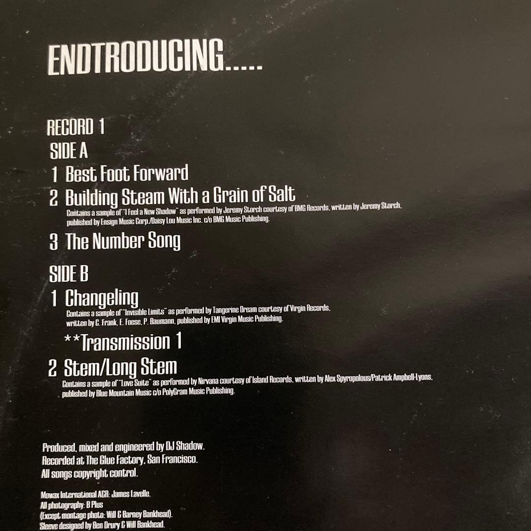 洋楽 DJ Shadow / Endtroducing