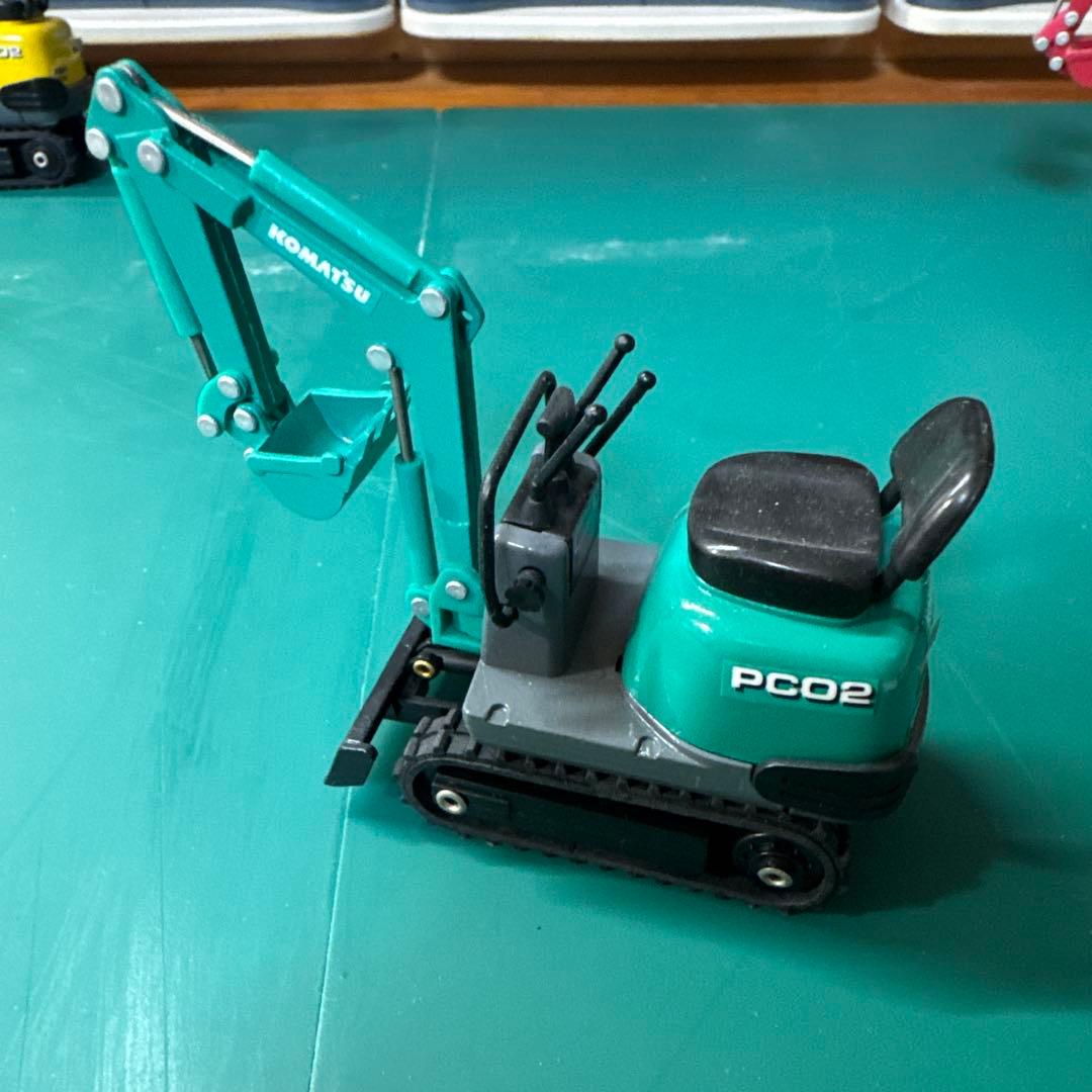 コマツ PC02 ミニショベル5色セット