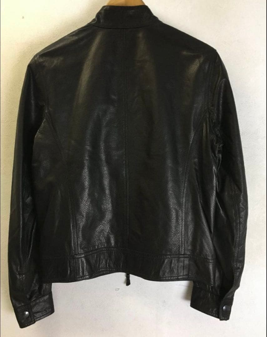 エンメティ 美品 JURI ユリ レザー ライダース ジャケット サイズ44
