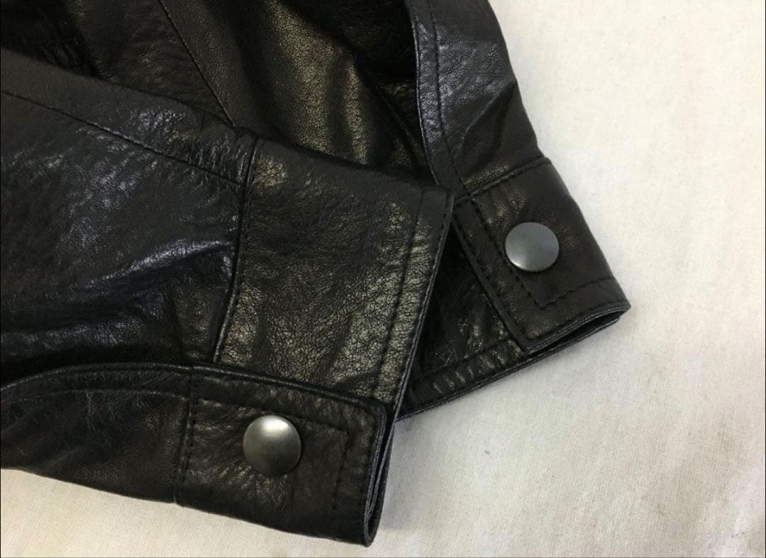 エンメティ 美品 JURI ユリ レザー ライダース ジャケット サイズ44