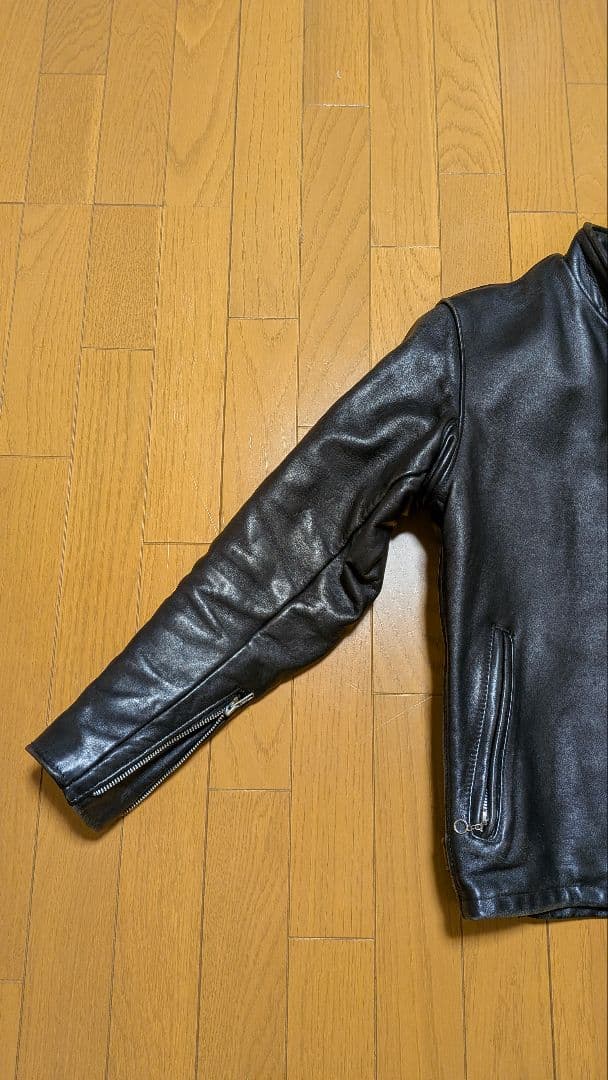schott 641 ライナー付 シングルレザージャケット　S　34