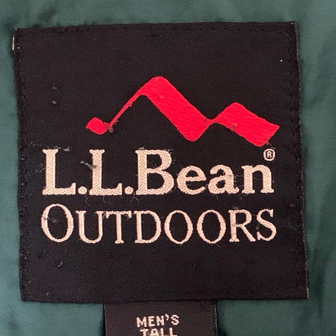 L.L.Bean OUTDOORS VINTAGE 90s ダウンベスト L 緑
