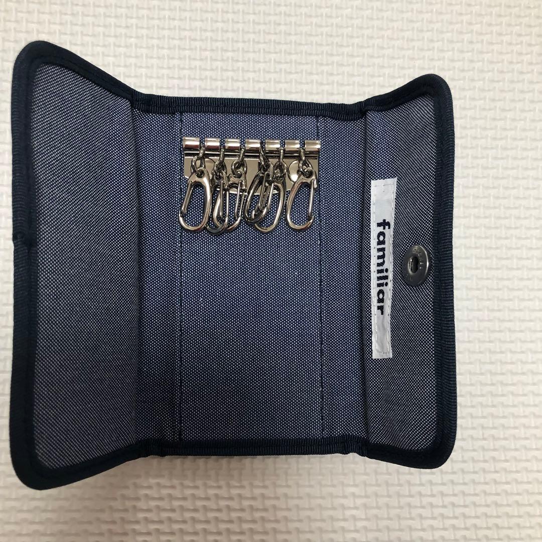 美品　ファミリア　キーケース