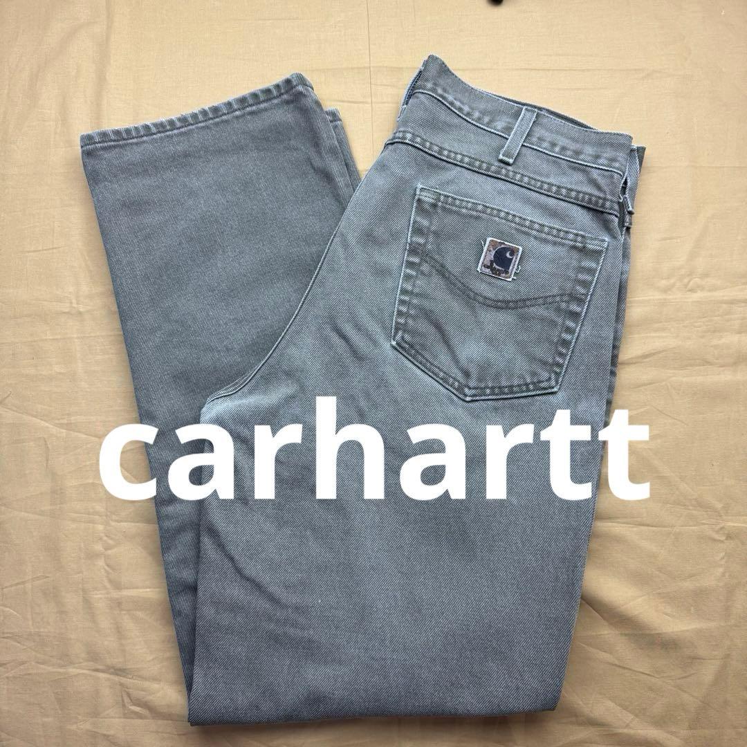 美品　carhartt ダック　ペインターパンツ　ブラウン　モカ　スレート