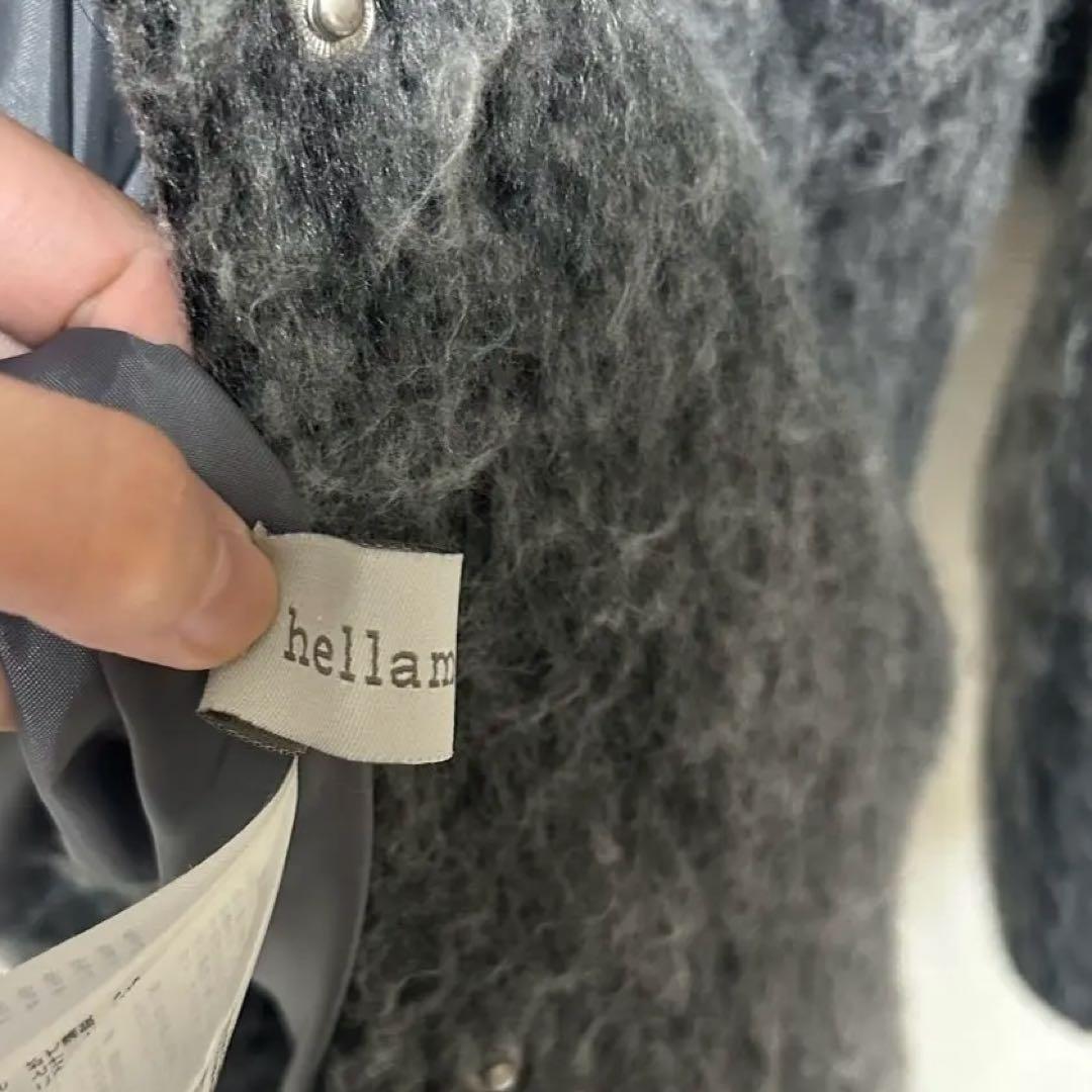 新春値引き中【hellam 】シャギースタンドカラーコート
