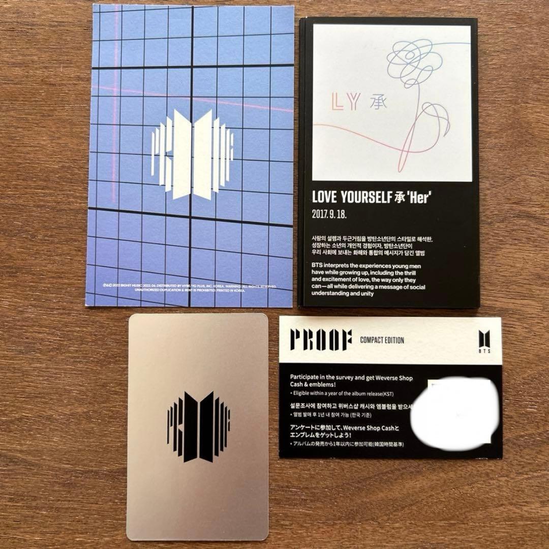 BTSアルバムまとめ売り 4点セット トレカまとめ売り