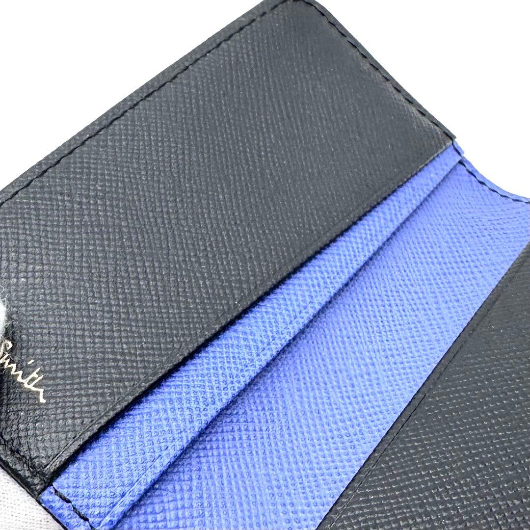 未使用✨Paul Smith スミシーハート キーケース 4連 本革 ブラック