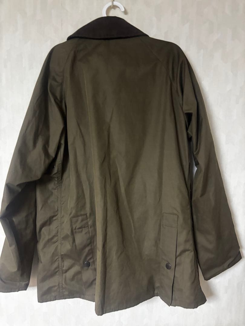 Barbour bedale オリーブ色 ノンオイル