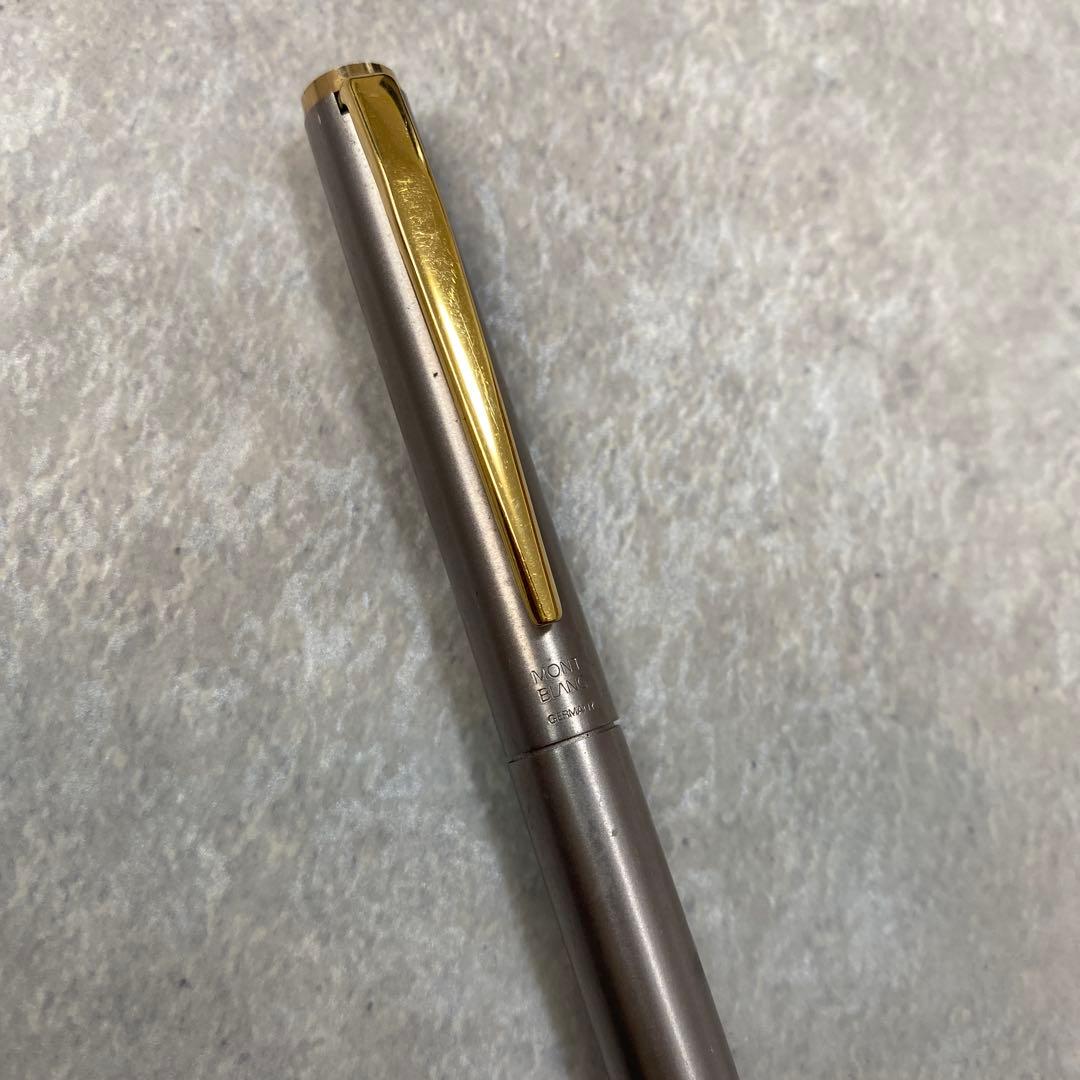 MONTBLANC モンブラン 万年筆 ステンレス×ゴールド トリム ドイツ製