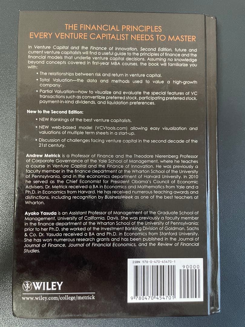 洋書 Venture Capital & the Finance of Innovat