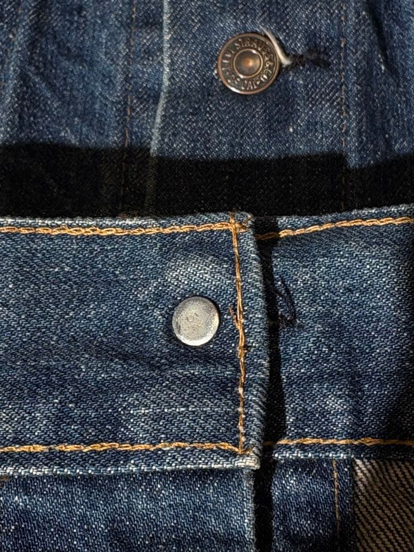 70sビッグサイズ｜small e｜Levi’s ｜70505｜ボタン裏52