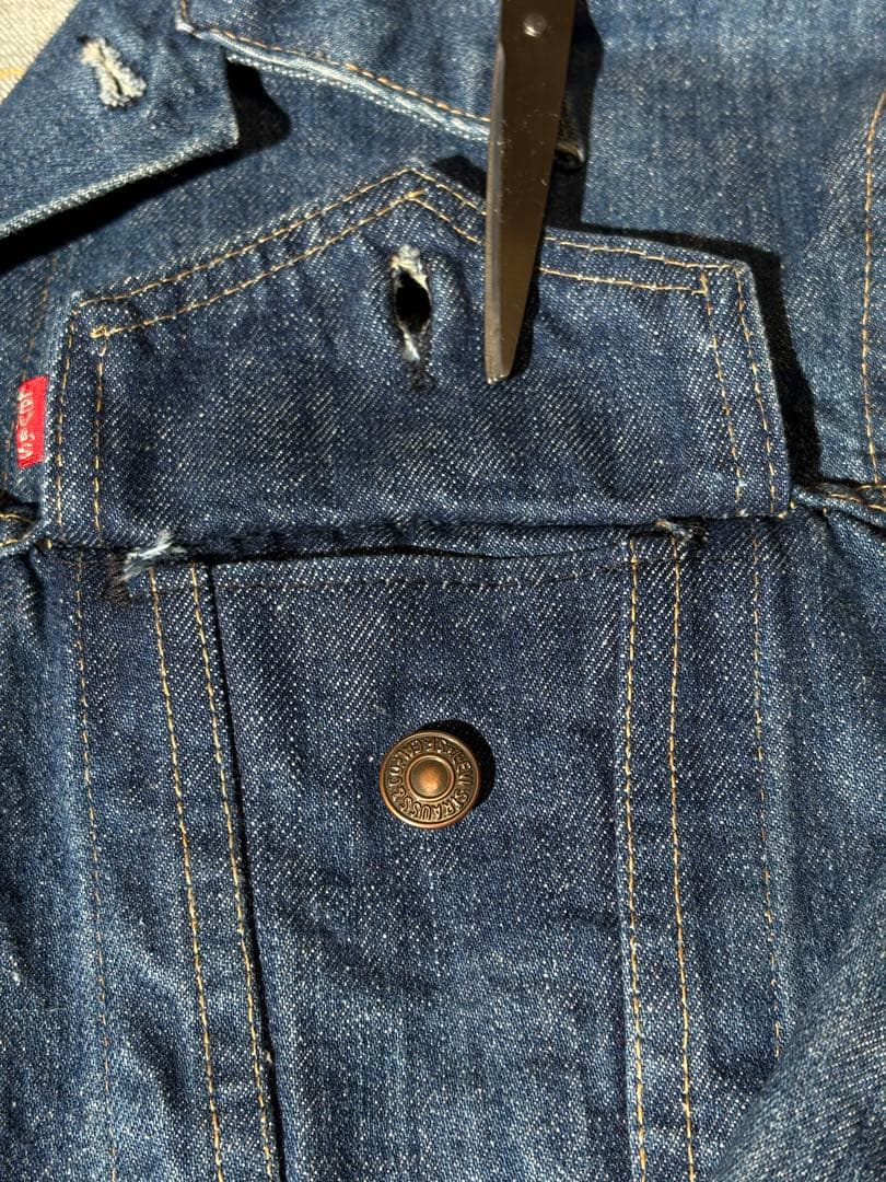 70sビッグサイズ｜small e｜Levi’s ｜70505｜ボタン裏52
