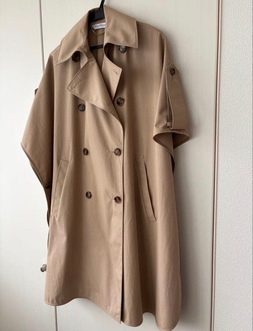 MaxMara 2025SSトレンチコート トレンチ ケープ ケープコート