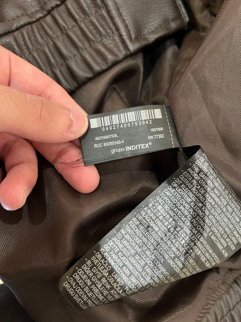 ボンド ZARA レザージャケット