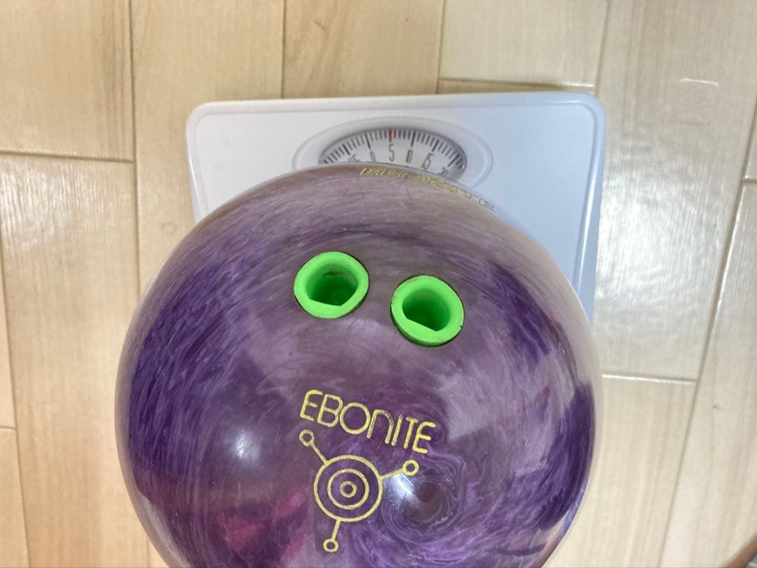 ヨメナシ　ECOBIE ボウリングボール2個とシューズセット　まとめて