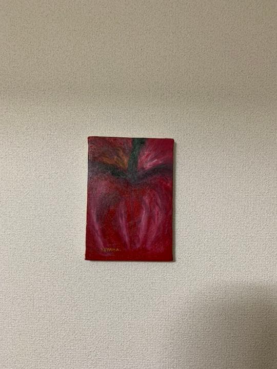 僕が描いた絵 絵画 作品 りんご 油絵 令和キャンペーン
