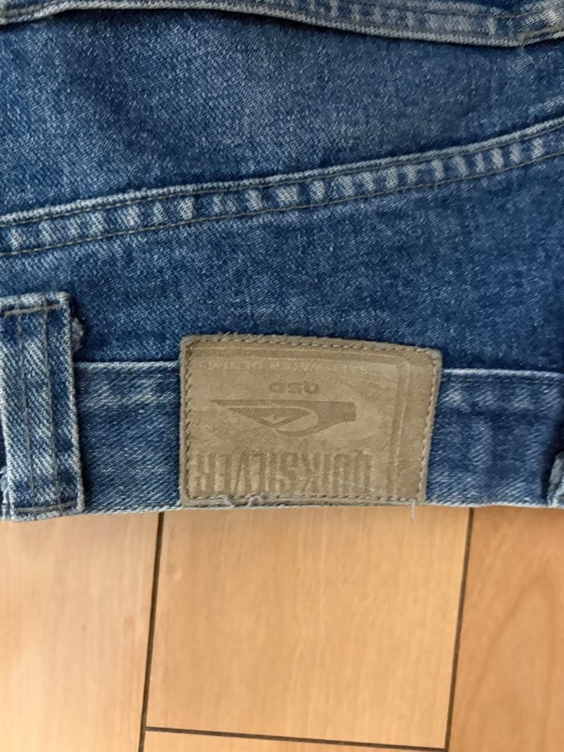 80s Quiksilver デニムブルー ストレートジーンズ