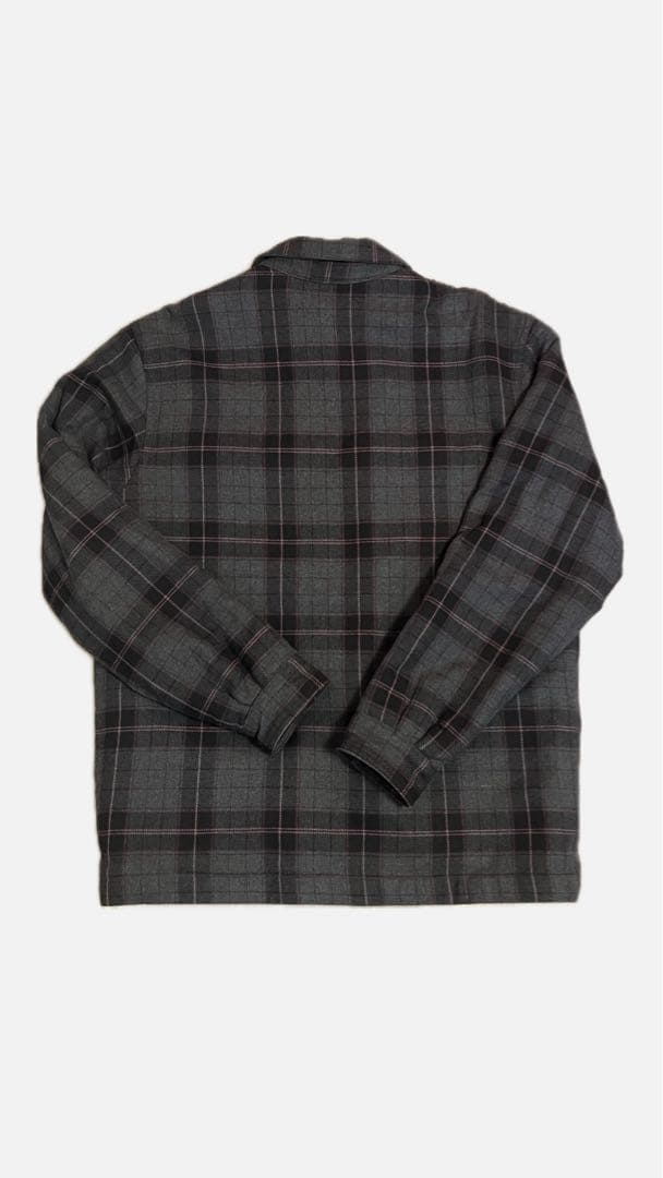 Carhartt グレー系チェック フランネルシャツ