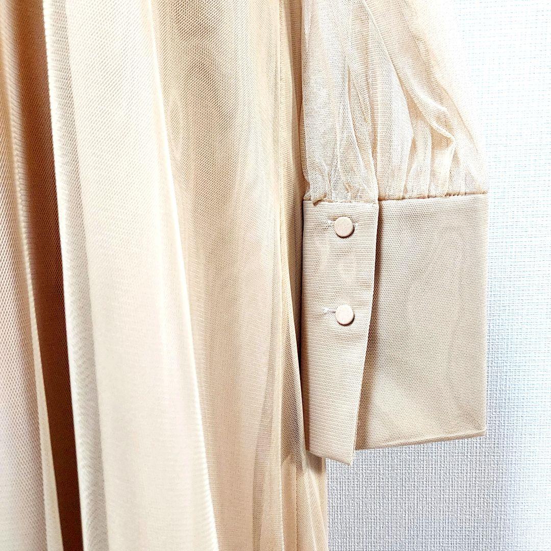 CAPRICIEUX LE'MAGE ベージュ ハイネック ロングワンピース Ｆ