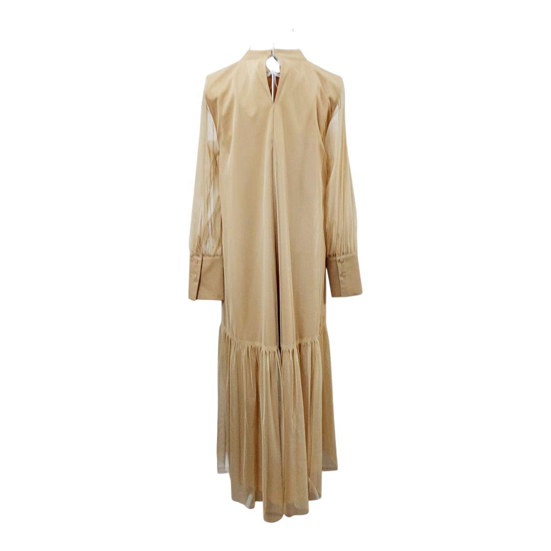 CAPRICIEUX LE'MAGE ベージュ ハイネック ロングワンピース Ｆ