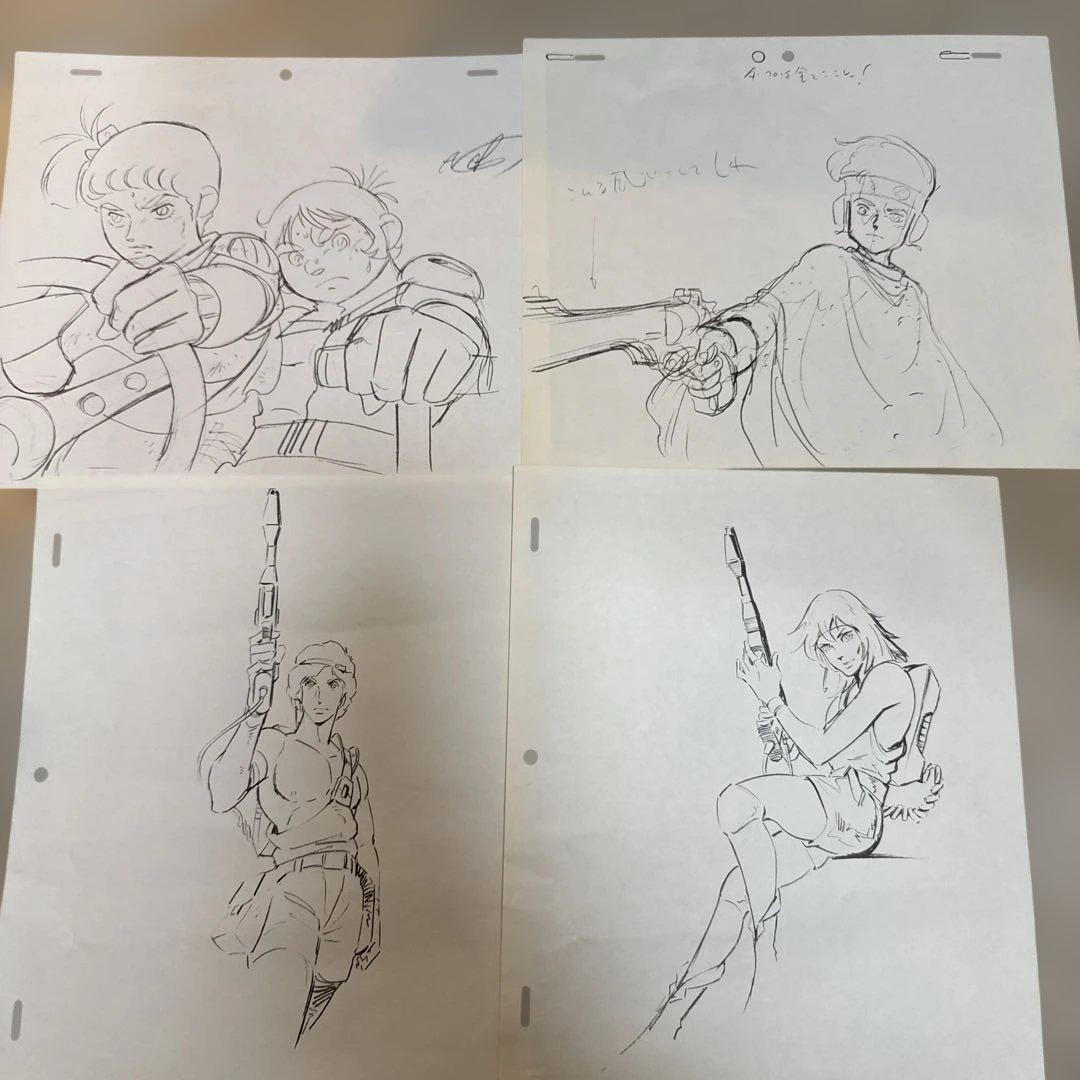 ＊【希少・当時物】ザブングル グラフィティ＆太陽の牙ダグラム 大判イラスト2枚