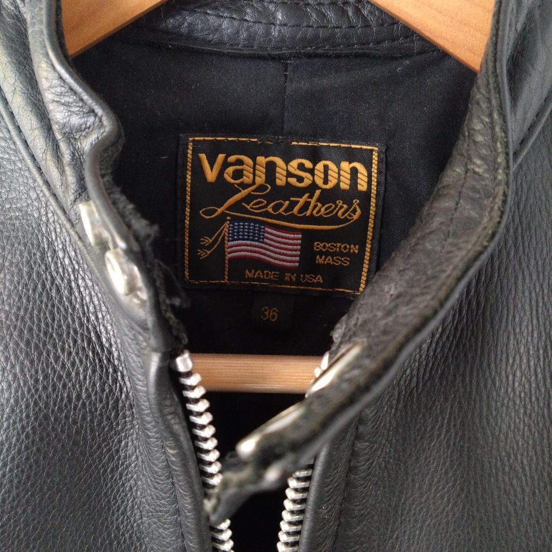 【定価30万円相当】vanson シングルライダースジャケット