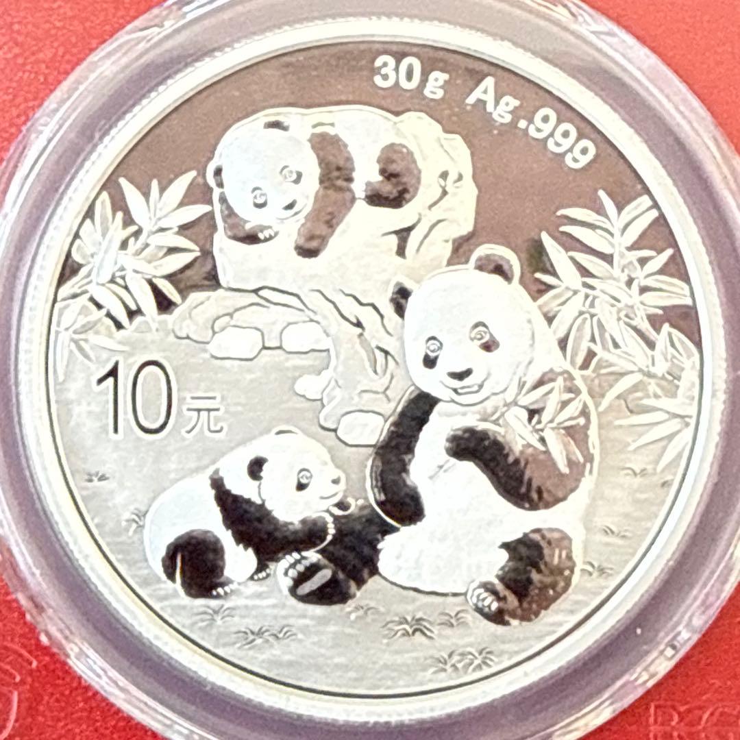 k*a様 【再掲】2025年 中国 パンダ PCGS MS70 最高鑑定