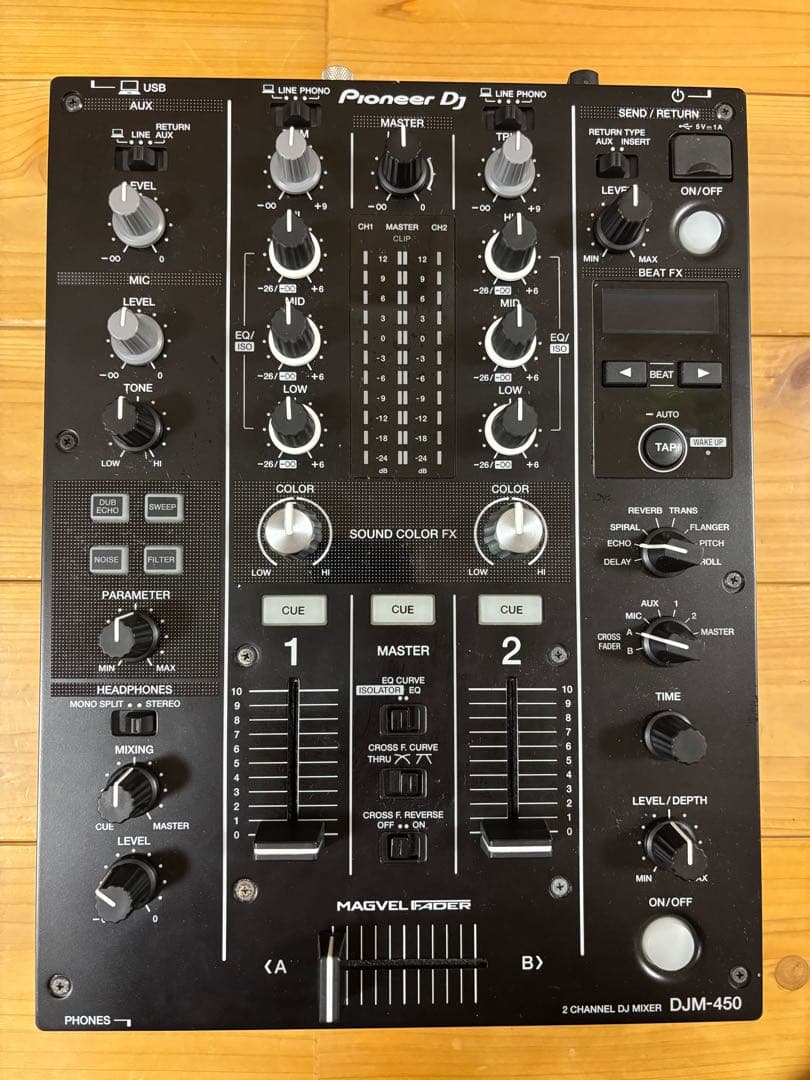 Pioneer DJ DJM-450 DJミキサー ダストカバー付