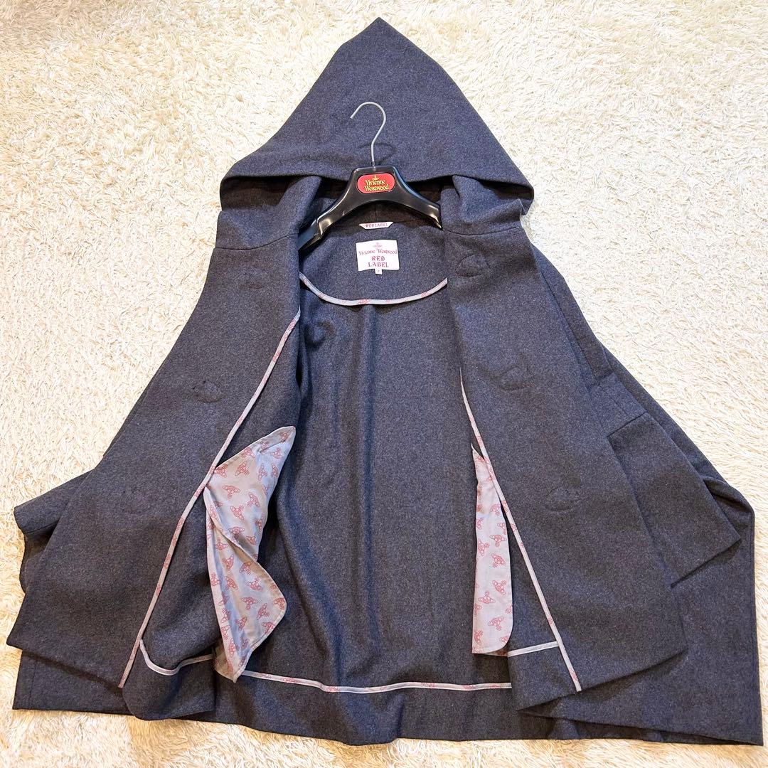 【極美希少✨️ヴィヴィアンウエストウッド】 フード ポンチョ ダッフル コート