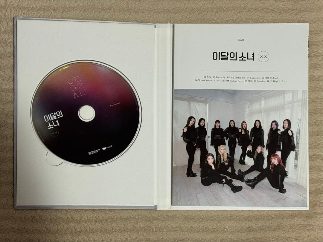 LOONA XX 通常盤 B ver アルバム ポスター付き