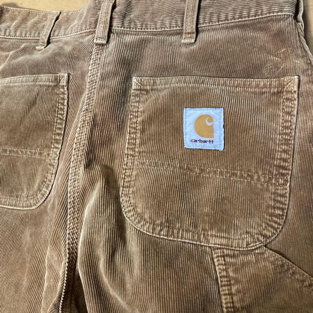 carhartt 31×34 92WS コーデュロイ/カーペンターキャメルワーク