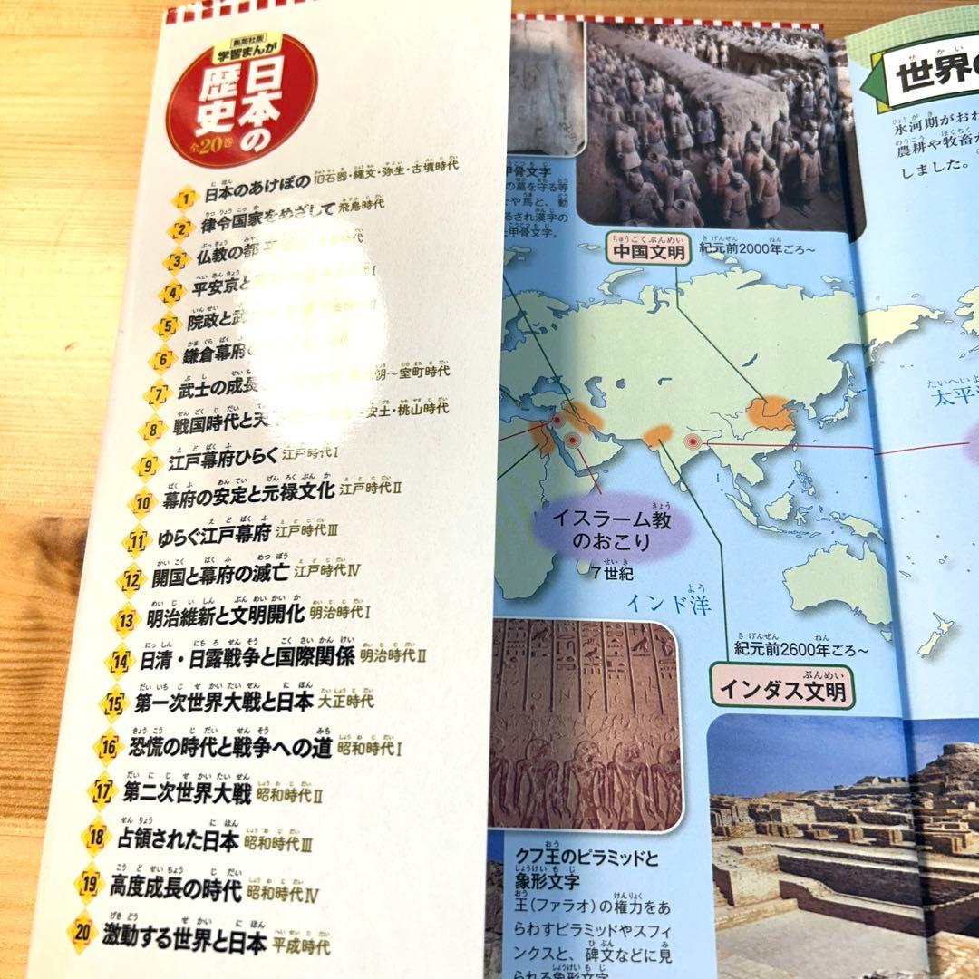 学習まんが　日本の歴史　集英社全20巻　中学受験